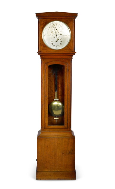 View full screen - View 1 of Lot 62. A mahogany longcase regulator, Robert Fletcher, Edinburgh, circa 1840.