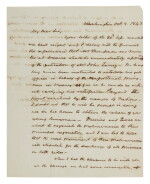JOHN TYLER | Against the backdrop of continuing boundary negotiations with Mexico and Texas, President Tyler offers assistance to a young relative of Chief Justice Roger Taney