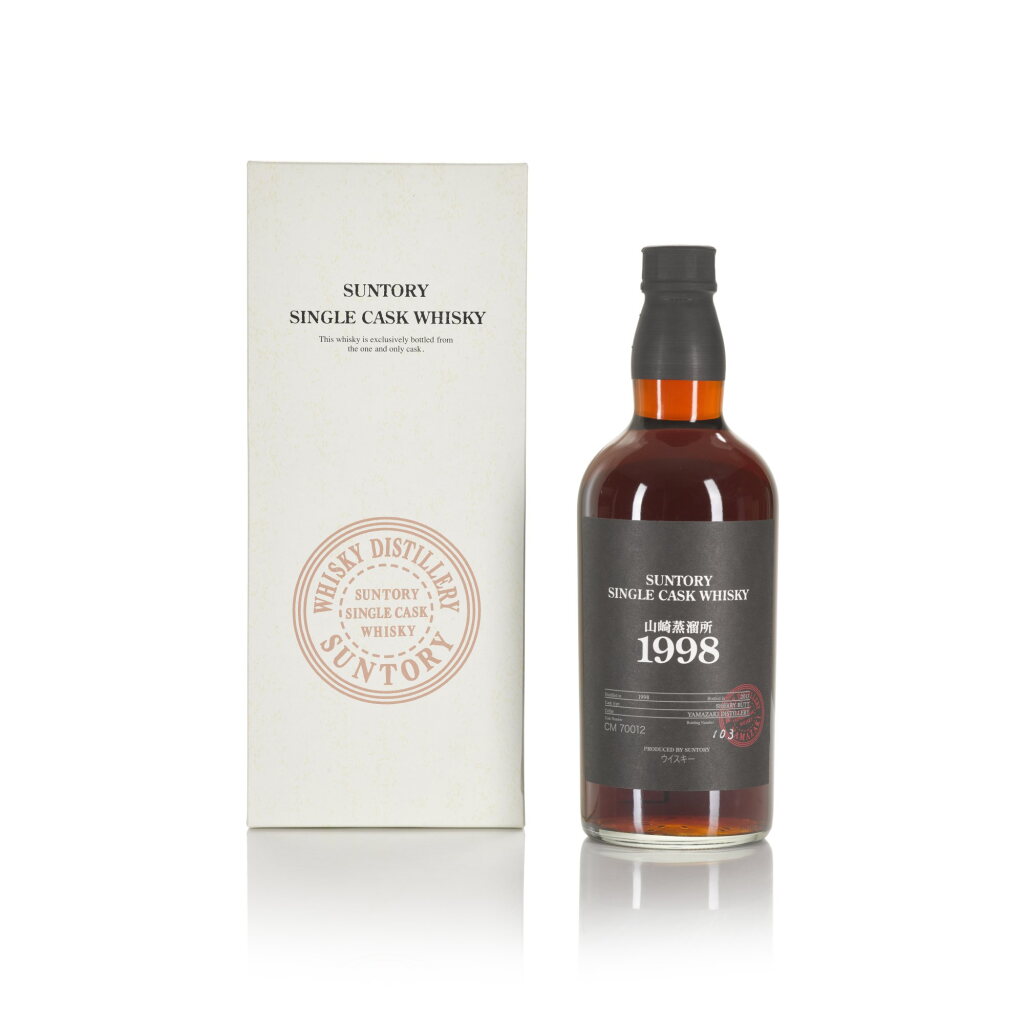 View full screen - View 1 of Lot 46. 山崎 Yamazaki Single Cask #CM70012 54.0 abv 1998 (1 BT 70cl).