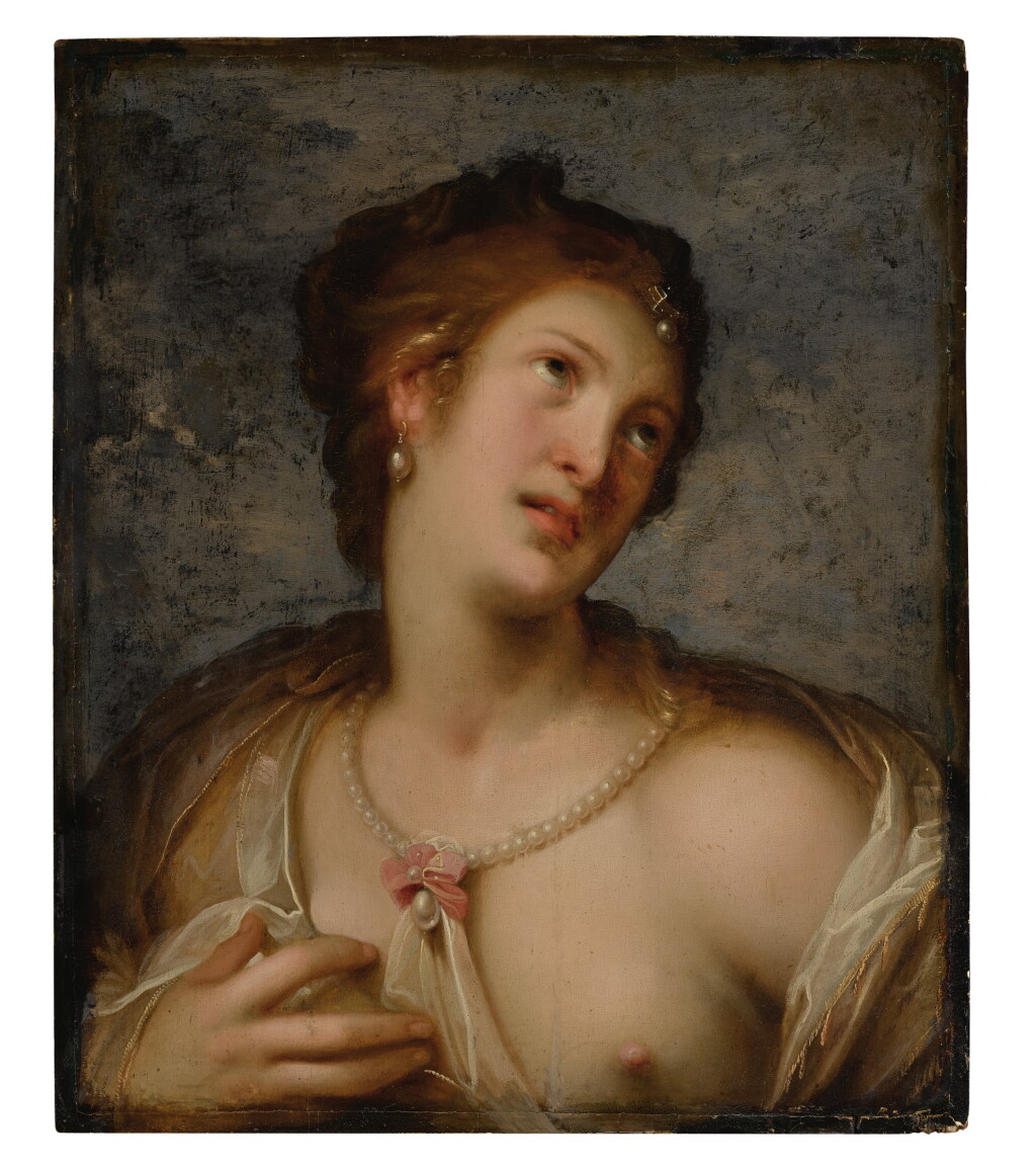 View full screen - View 1 of Lot 591. Venus, or a young woman en deshabillé.
