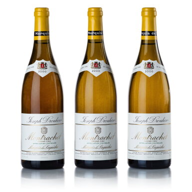 View full screen - View 1 of Lot 417. Montrachet, Marquis de Laguiche 2000 Joseph Drouhin (3 BT).