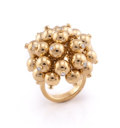 View full screen - View 1 of Lot 18. Pom Pom Ring.