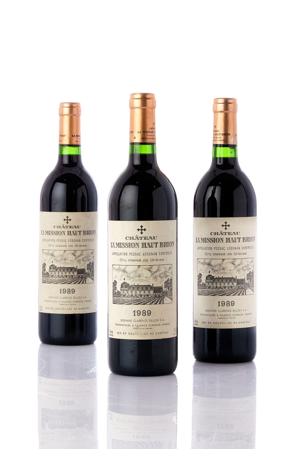 View full screen - View 1 of Lot 7001. Château La Mission Haut-Brion 1989 (12 BT).