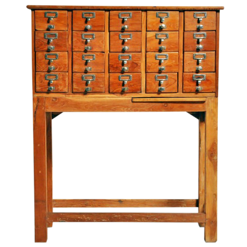 Vintage Anglo-Indian Library Card Catalog Cabinet Available For Immediate Sale At Sotheby's Vintage Anglo-Indian Library Card Catalog Cabinet Available For Immediate Sale At Sotheby's