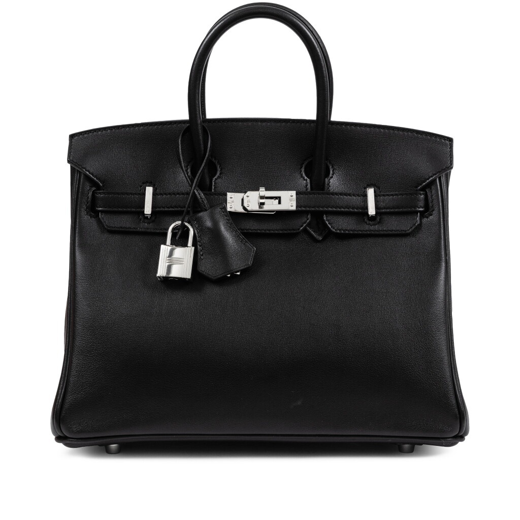 View full screen - View 1 of Lot 692. Black Swift Birkin 25 Palladium Hardware, 2016.