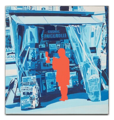 View full screen - View 1 of Lot 130. GÉRARD FROMANGER | BOULEVARD DES ITALIENS, L'ILE DES AMOURS PERDUES.