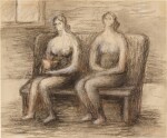 Two Seated Women in an Interior