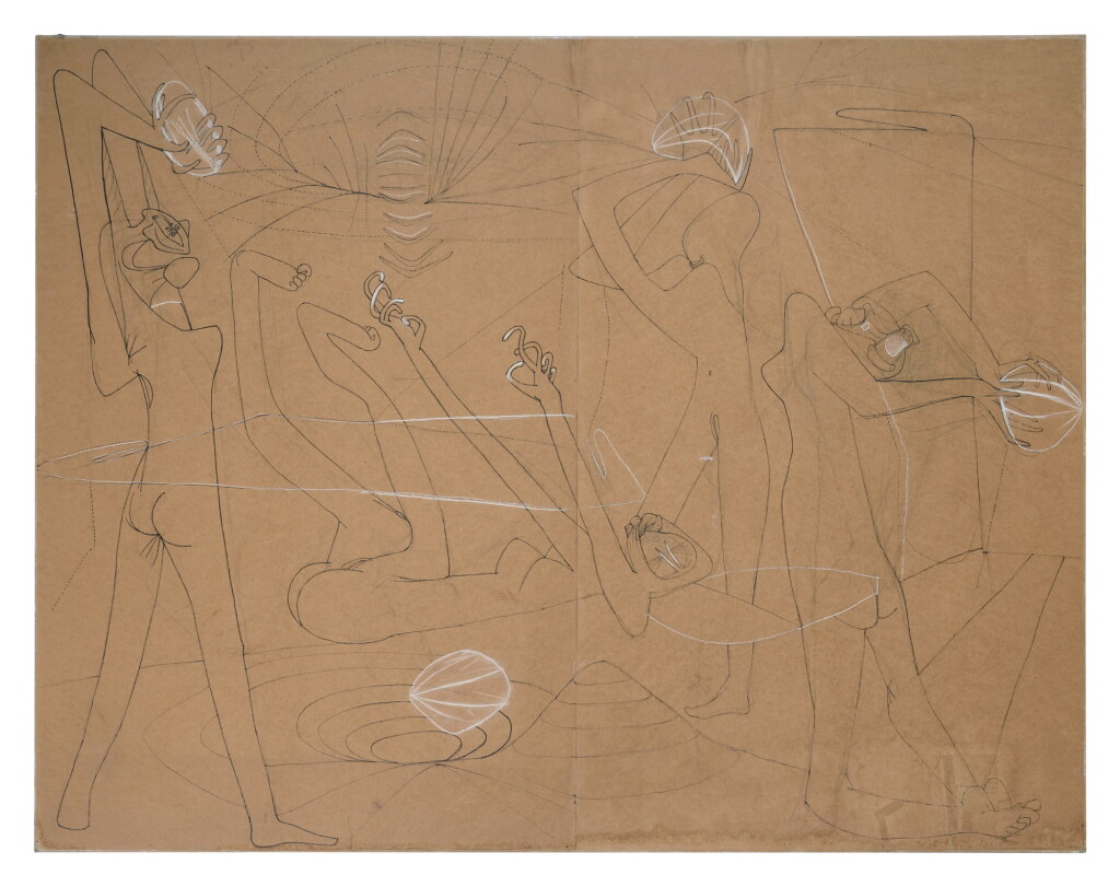 View full screen - View 1 of Lot 429. Study for Splitting of the Ergo.