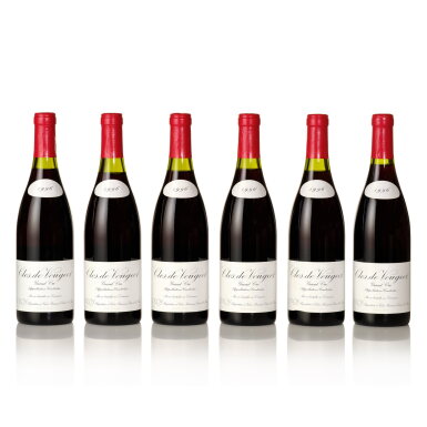 View full screen - View 1 of Lot 325. Clos de Vougeot 1996 Domaine Leroy (6 BT).