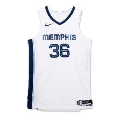 View full screen - View 1 of Lot 68. Marcus Smart 'Regular Season Grizzlies Debut' Memphis Grizzlies 2023-2024 Kia NBA Tip-Off Game Worn Association Edition Jersey.