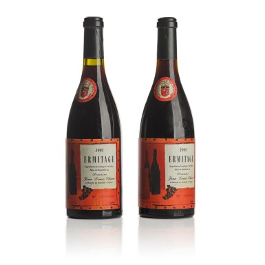 View full screen - View 1 of Lot 254. Ermitage, Cuvée Cathelin 1995 Jean-Louis Chave (2 BT).