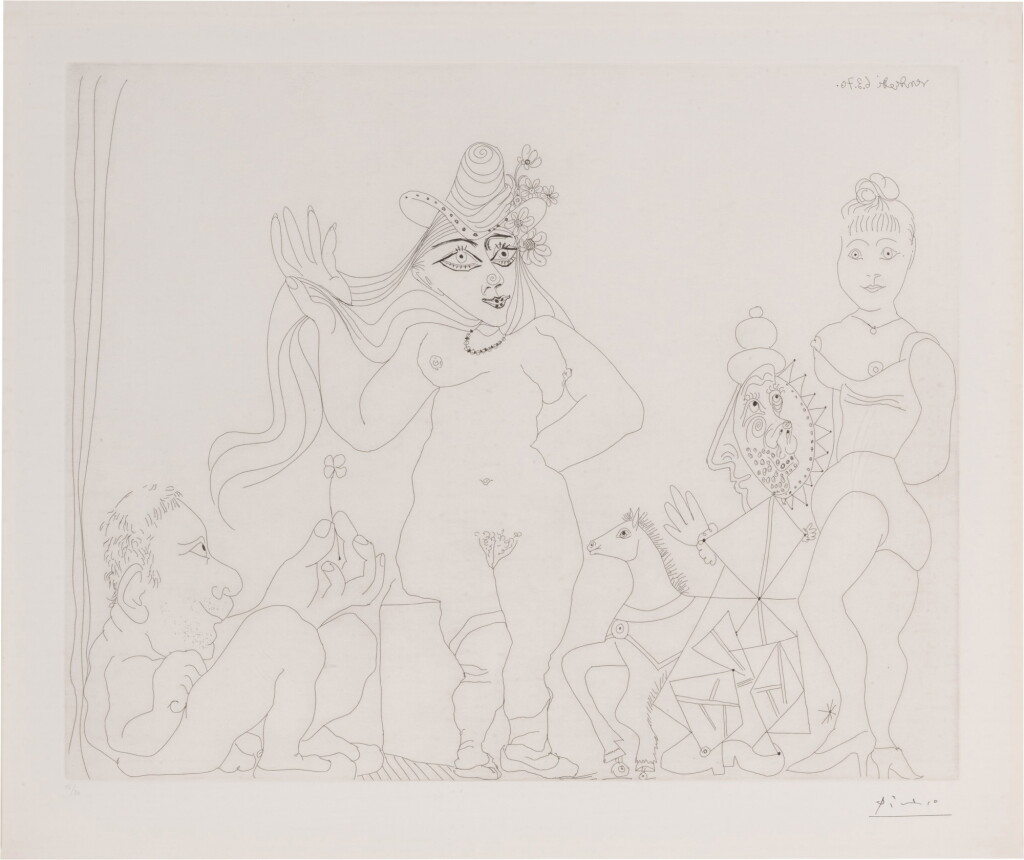 Voir en plein écran - Voir 1 du lot 38. Le trèfle à quatre feuilles (B. 1873; Ba. 1878).