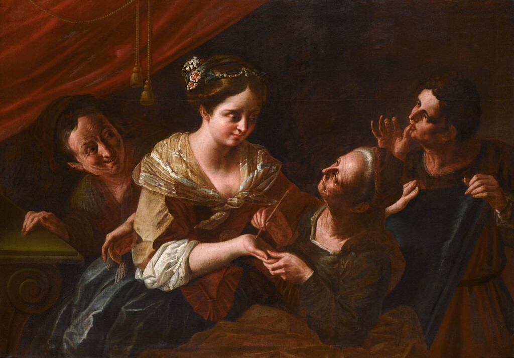 View full screen - View 1 of Lot 152. GIOVANNI DOMENICO LOMBARDI | THE FORTUNE TELLER.