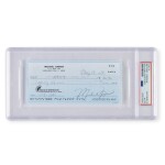 Michael Jordan 1989 Signed Check