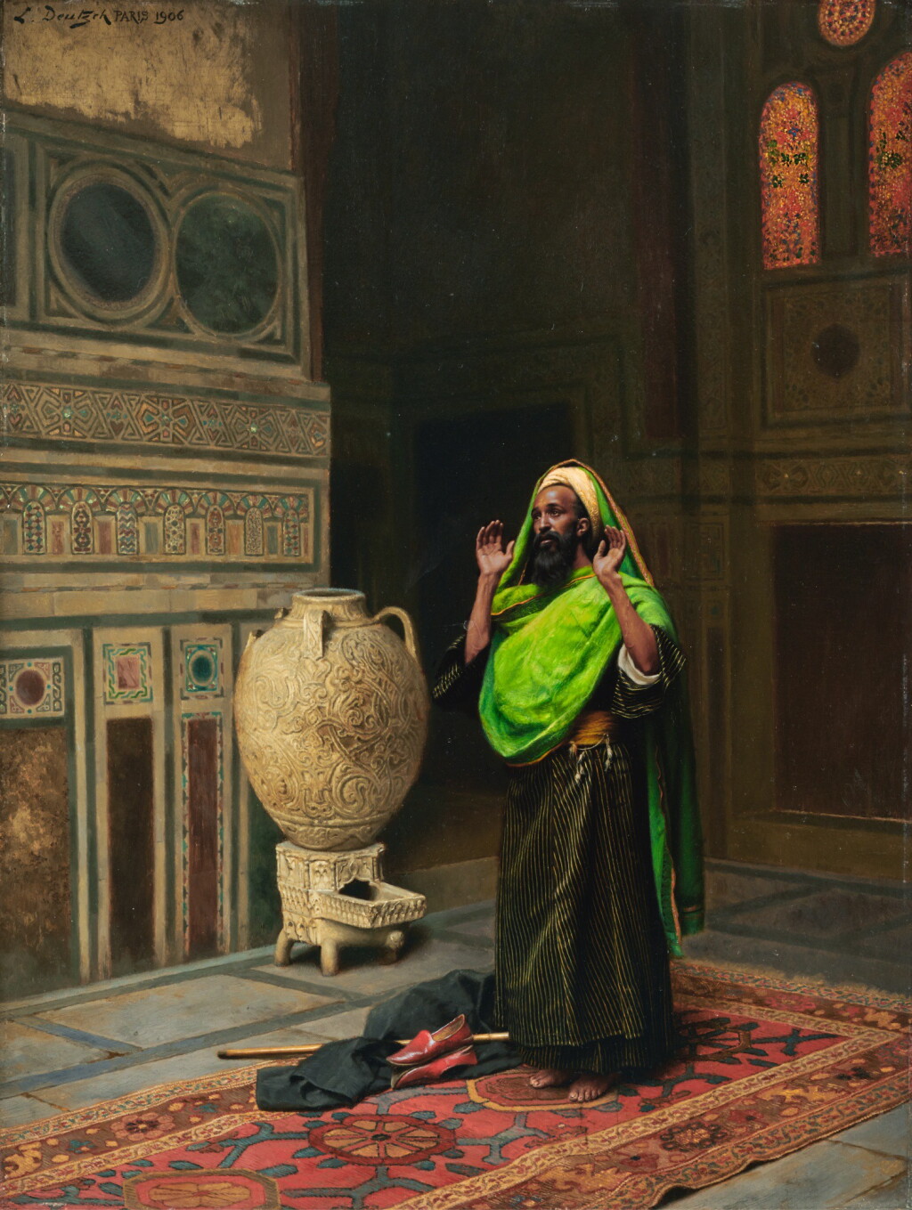View full screen - View 1 of Lot 27. LUDWIG DEUTSCH | THE MORNING PRAYER.