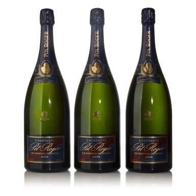 View full screen - View 1 of Lot 591. Pol Roger, Cuvée Sir Winston Churchill 2002 (3 MAG).