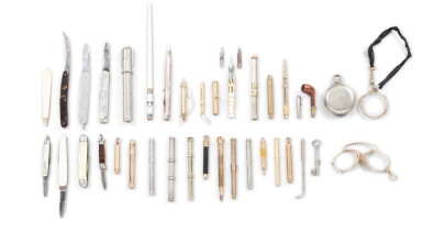 View full screen - View 1 of Lot 1131. A group of thirty-four pencils, modern.