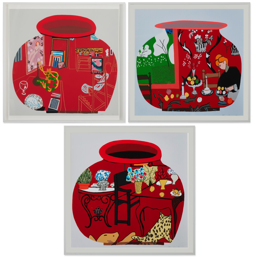 View full screen - View 1 of Lot 33. Matisse Pot 1; Matisse Pot 2; and Matisse Pot 3.