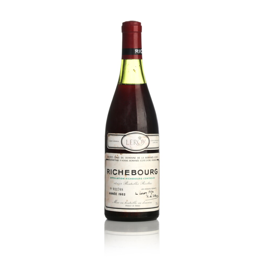View full screen - View 1 of Lot 19. Richebourg 1982 Domaine de la Romanée-Conti (1 BT).