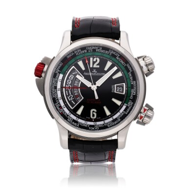 View full screen - View 1 of Lot 262. Reference 150.2.42 Master Compressor Extreme 'Mexico' | A limited edition stainless steel automatic world time wristwatch with date and alarm, Circa 2010.