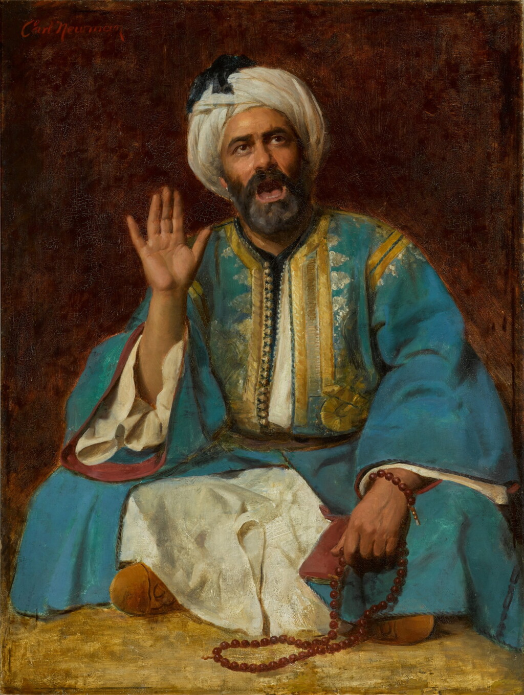View full screen - View 1 of Lot 39. Reciting the Koran .