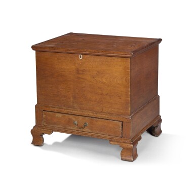 View full screen - View 1 of Lot 127. A Chippendale Sugar Chest, probably Tennessee or Kentucky, circa 1780.