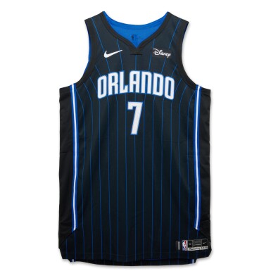 View full screen - View 1 of Lot 28. Joe Ingles Orlando Magic 2023-2024 Game Issued Icon Edition Jersey .