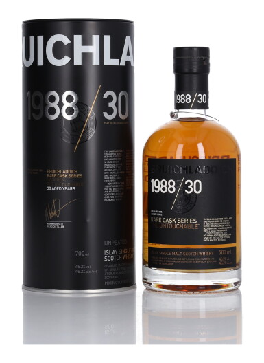 View full screen - View 1 of Lot 62. Bruichladdich Rare Cask Series "The Untouchable" 30 Year Old 46.2 abv 1988 (1 Bottle 70cl).