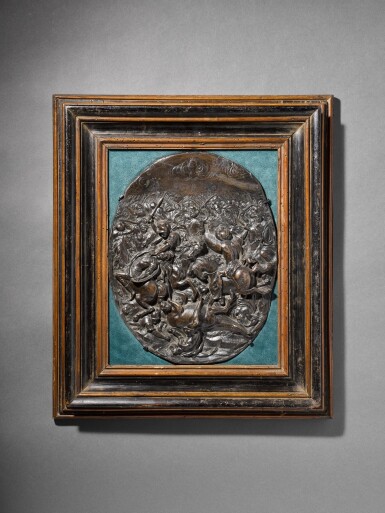 View full screen - View 1 of Lot 18. Relief with a Battle Scene.
