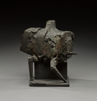 View full screen - View 1 of Lot 429. Seated Armed Figure.