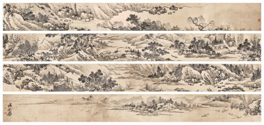 View full screen - View 1 of Lot 3076. Zhang Ruitu, Landscape | 張瑞圖 山水.
