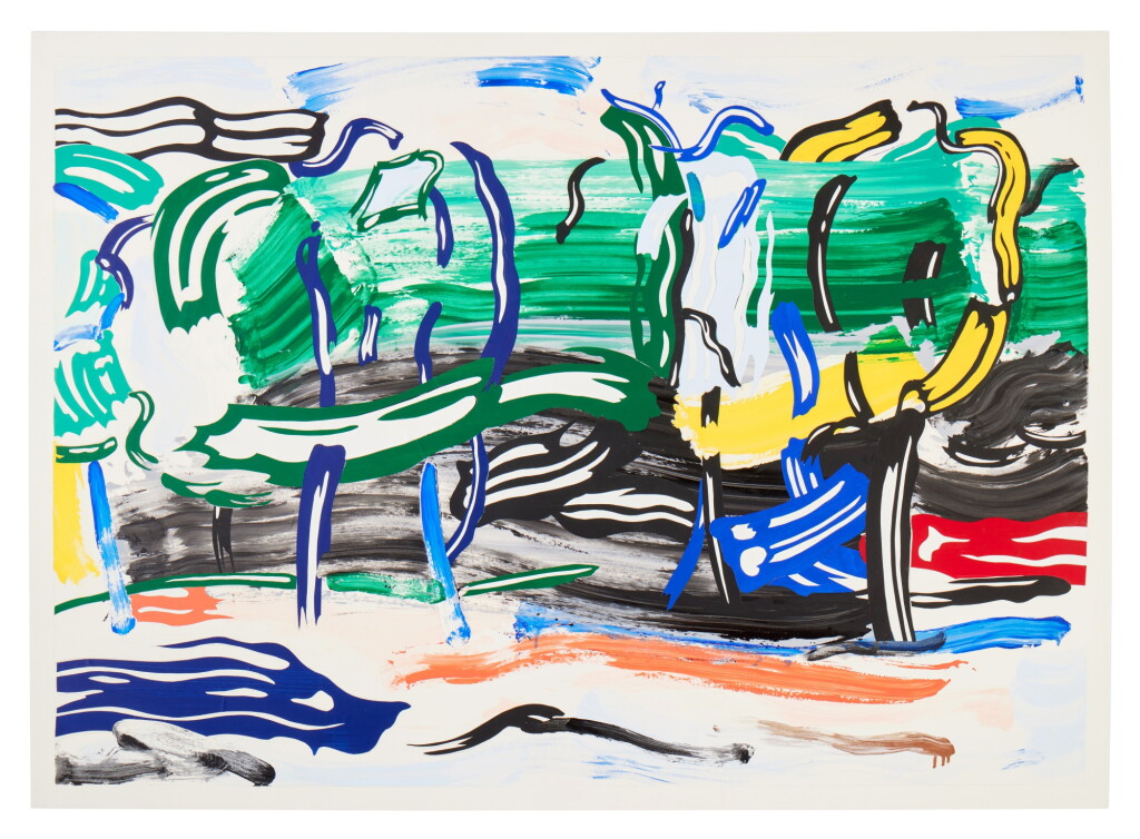 View full screen - View 1 of Lot 345. Road Before the Forest (Study).