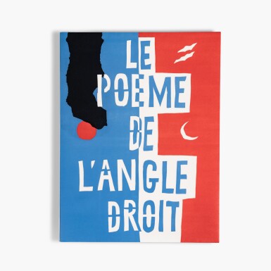 View full screen - View 1 of Lot 100. Le Poème de l’angle droit. 1955. En feuilles. Édition originale, signée par l'artiste. 20 lithographies originales en couleurs..