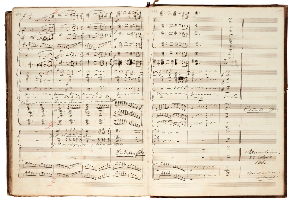 Voir en plein écran - Voir 1 du lot 48. M. Bruch. Two partly autograph sources for the opera "Die Loreley", 1863.