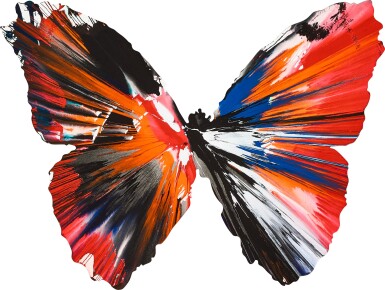 View full screen - View 1 of Lot 10. Untitled (Butterfly Spin Painting) | 無題(蝴蝶旋轉畫) .