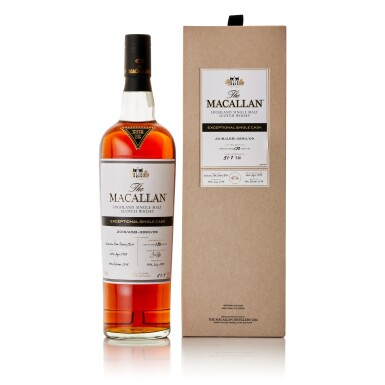 View full screen - View 1 of Lot 6382. The Macallan Exceptional Single Cask 2018/ASB-3890/09 51.7 abv 1988 (1 BT70).