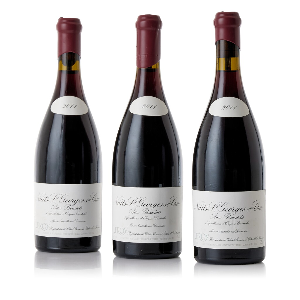 View full screen - View 1 of Lot 7325. Nuits St. Georges, Aux Boudots 2011 Domaine Leroy (6 BT).