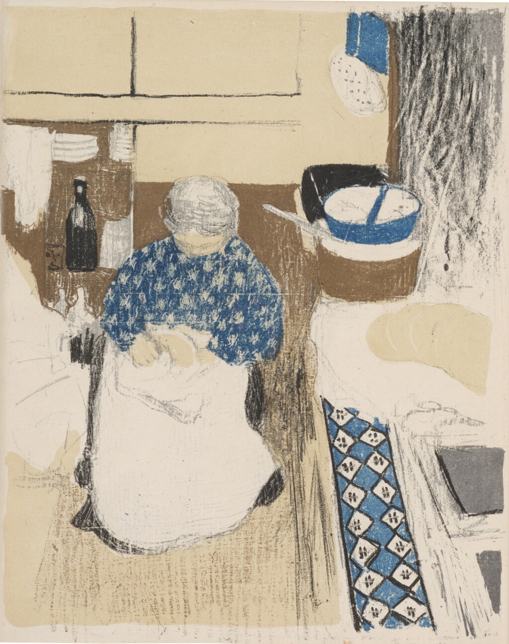 全萤幕检视 - 查看198La Cuisinière, from Paysages et Intérieurs (Roger-Marx 42)的1
