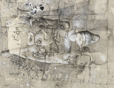 View full screen - View 1 of Lot 238. Christian d'Orgeix | Sans Titre.