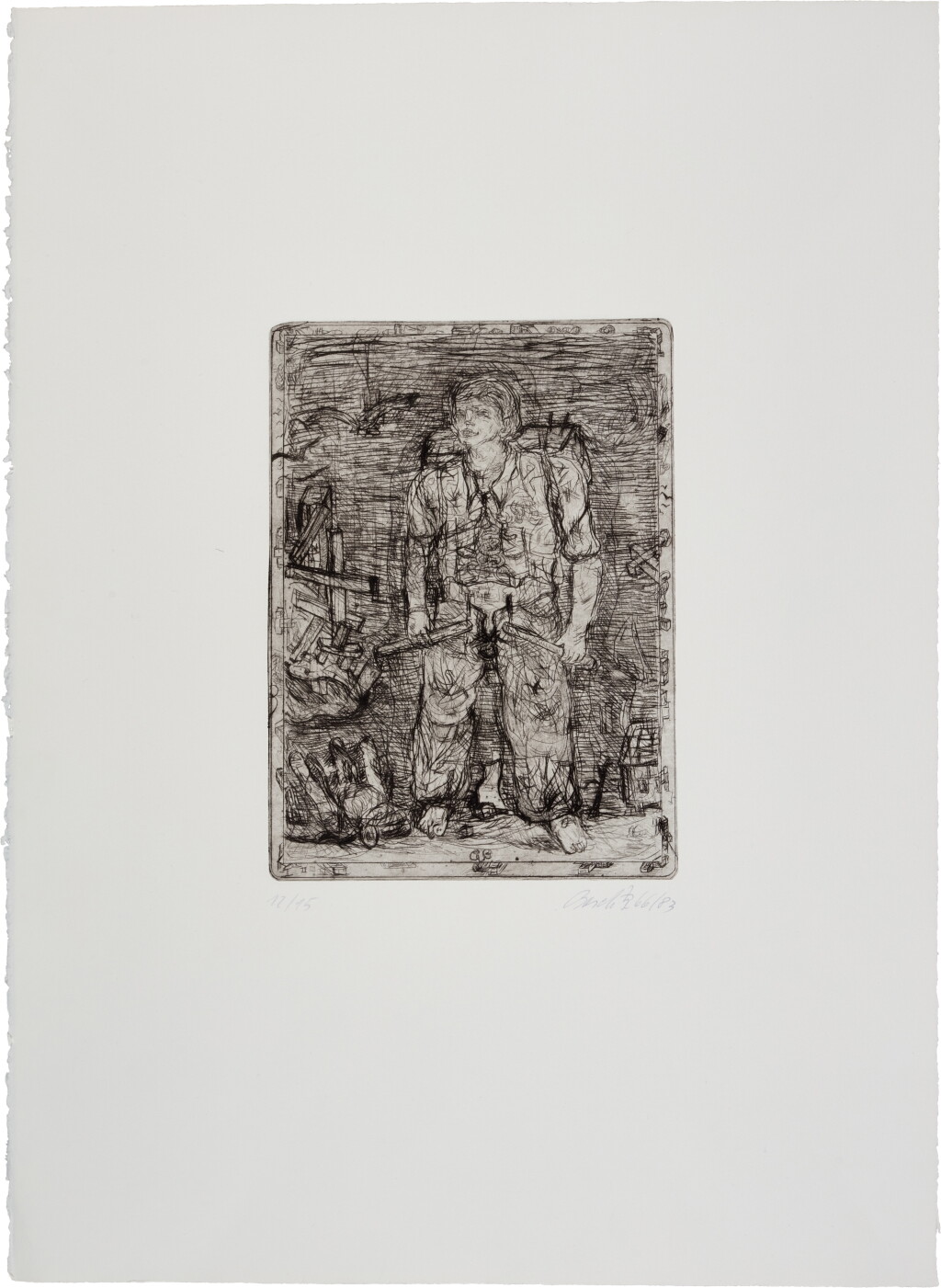 View full screen - View 1 of Lot 224. Ohne Titel.