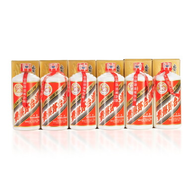 2000年产 “飞天牌”贵州茅台酒 (太阳标) Kweichow Flying Fairy Moutai 2000 (White sticker) (6 x 500ml)