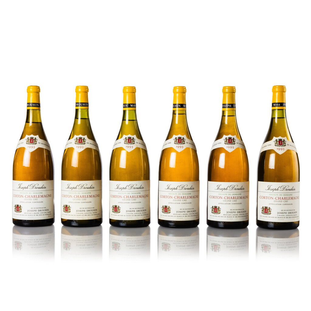 View full screen - View 1 of Lot 3210. Corton Charlemagne 1993 Joseph Drouhin (6 MAG).