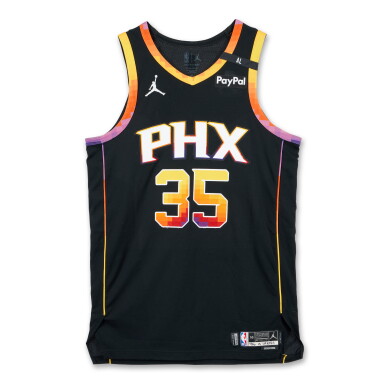 View full screen - View 1 of Lot 172. Kevin Durant Phoenix Suns 2024-2025 Emirates NBA Cup Game Worn Statement Edition Jersey .