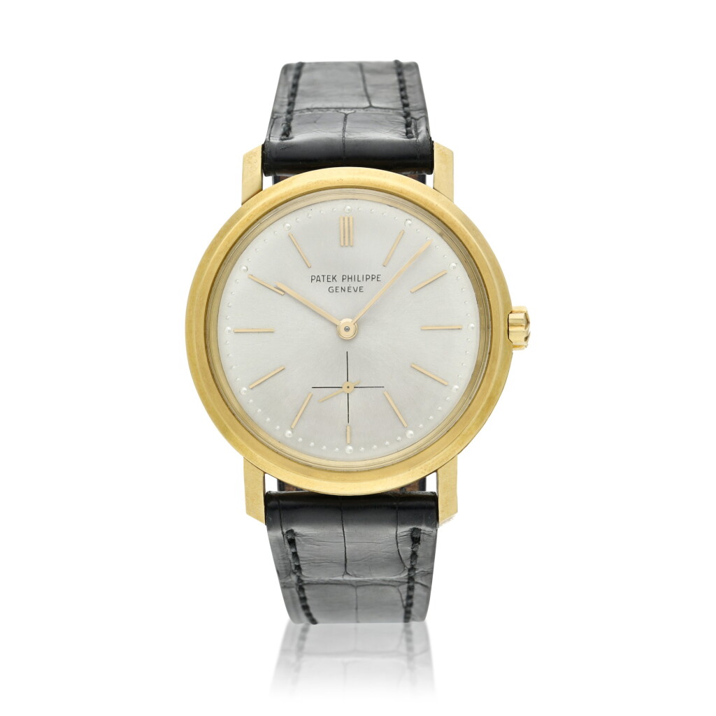 全螢幕檢視 - 查看231Reference 3440 A yellow gold wristwatch, Made in 1961的1