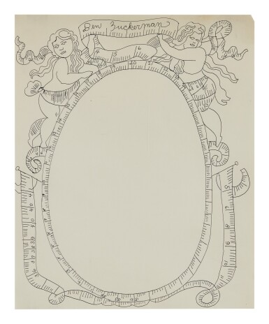 View full screen - View 1 of Lot 158. ANDY WARHOL | UNTITLED (BEN ZUCKERMAN).