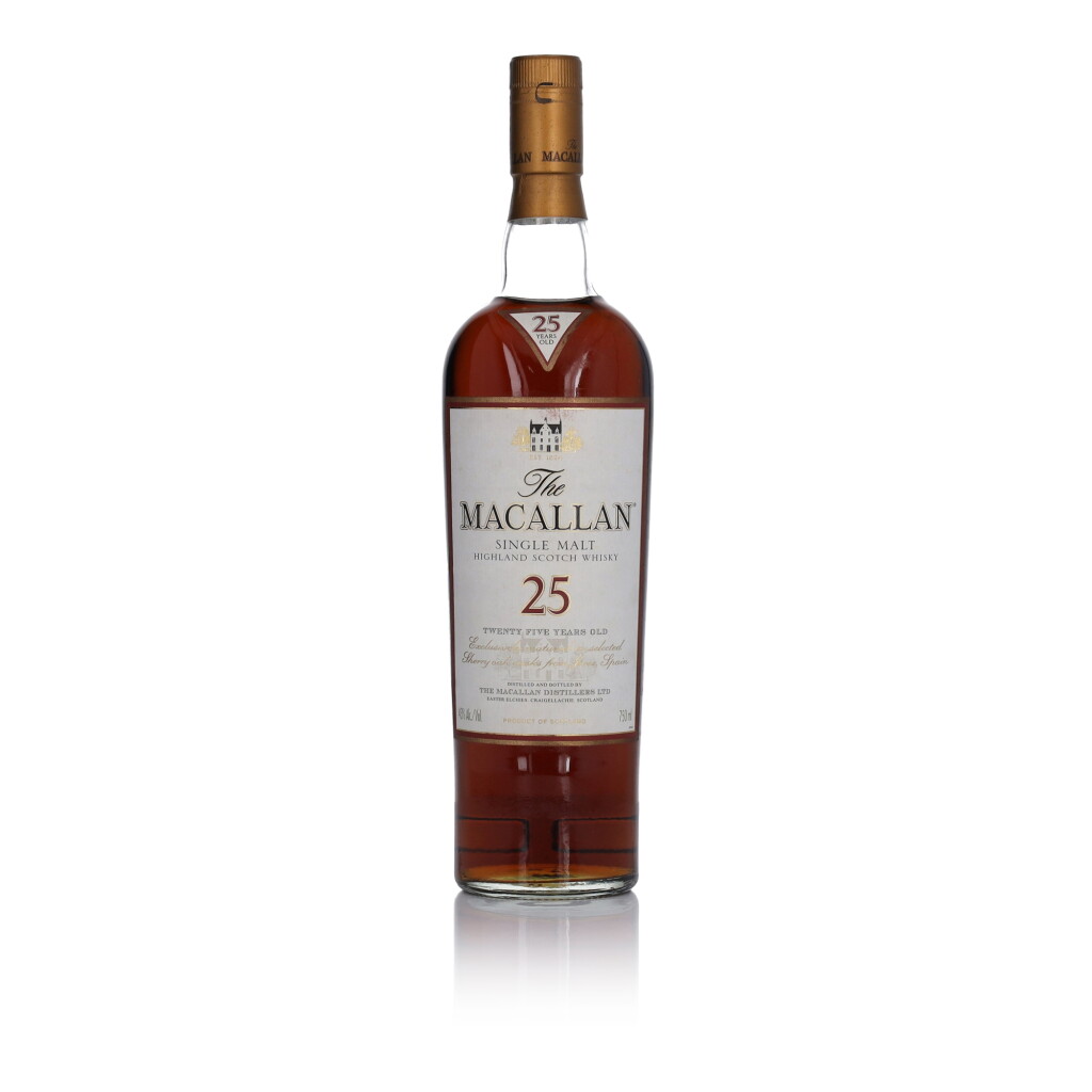 View full screen - View 1 of Lot 65. The Macallan 25 Year Old 43.0 abv NV (1 BT 75cl).