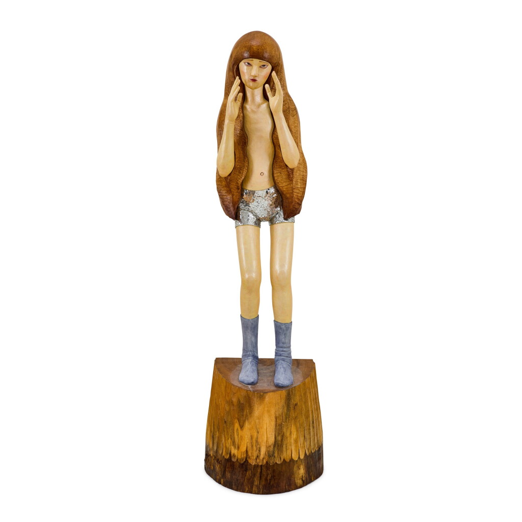 View full screen - View 1 of Lot 36. Bracing Girl | 就緒女孩.