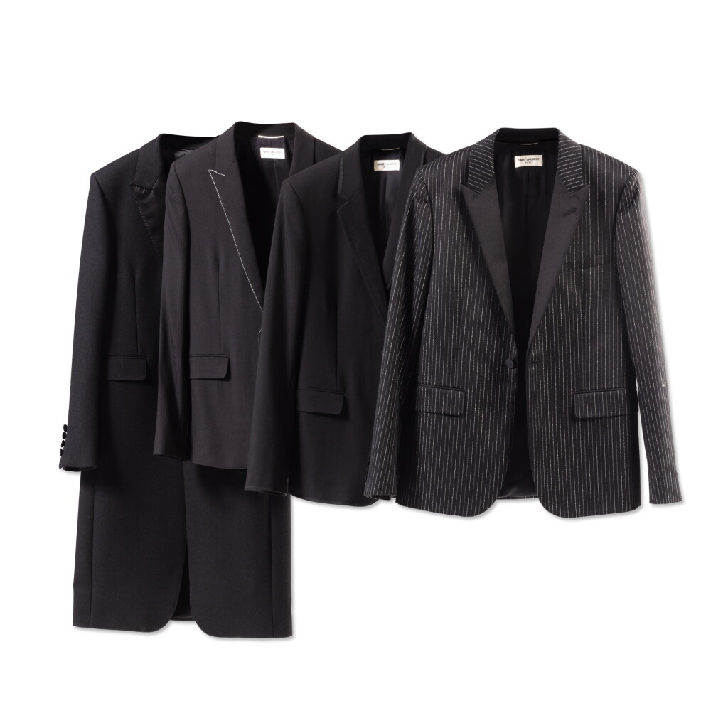 View full screen - View 1 of Lot 83. Set of Four : Three Jackets and A Black Coat .