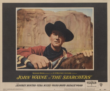 View full screen - View 1 of Lot 118. The Searchers (1956), lobby card number 4, US.