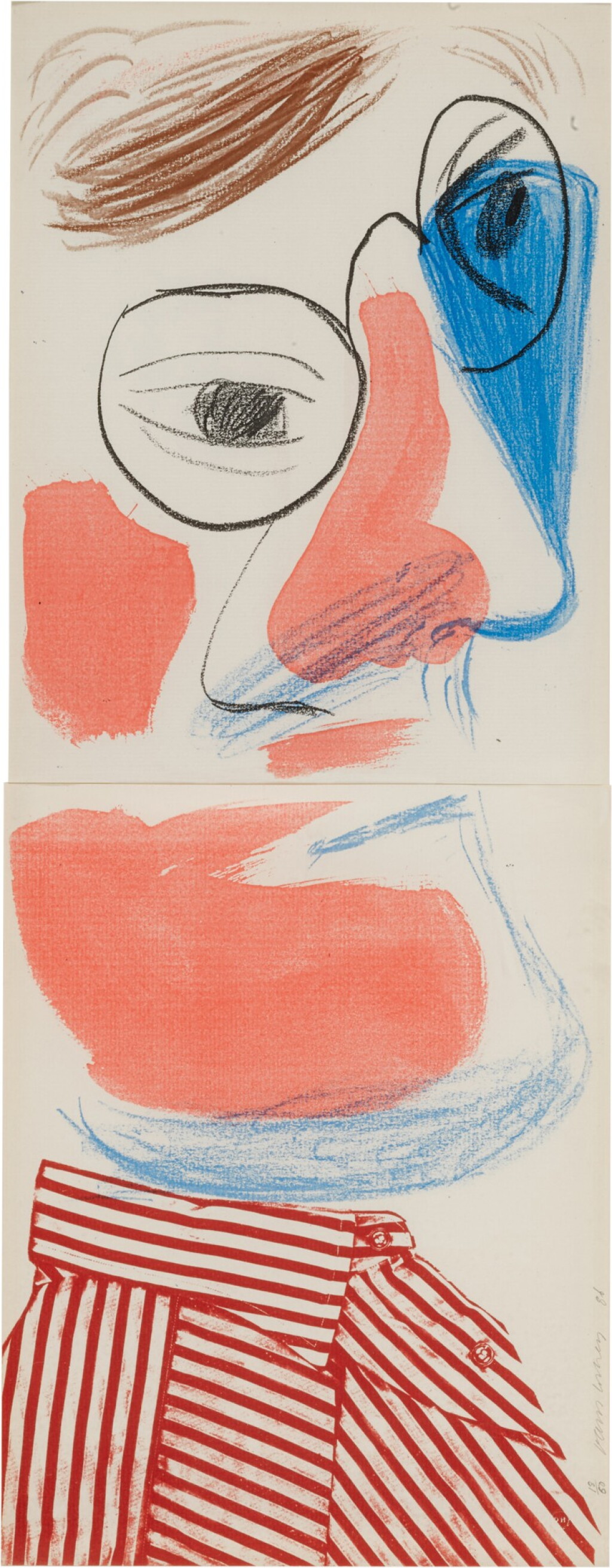 View full screen - View 1 of Lot 184. Self-Portrait, July 1986 (Museum of Contemporary Art, Tokyo 295).